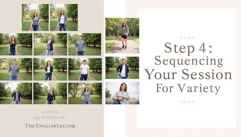 How to Master Outdoor Senior Photo Poses Like a Pro 6 Step 4: Sequencing Your Session for Variety