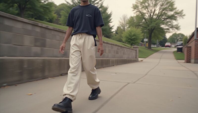 12 Creative Y2K Shoot Poses That Boost Curb Appeal 4 2. The Fake Walk Pose