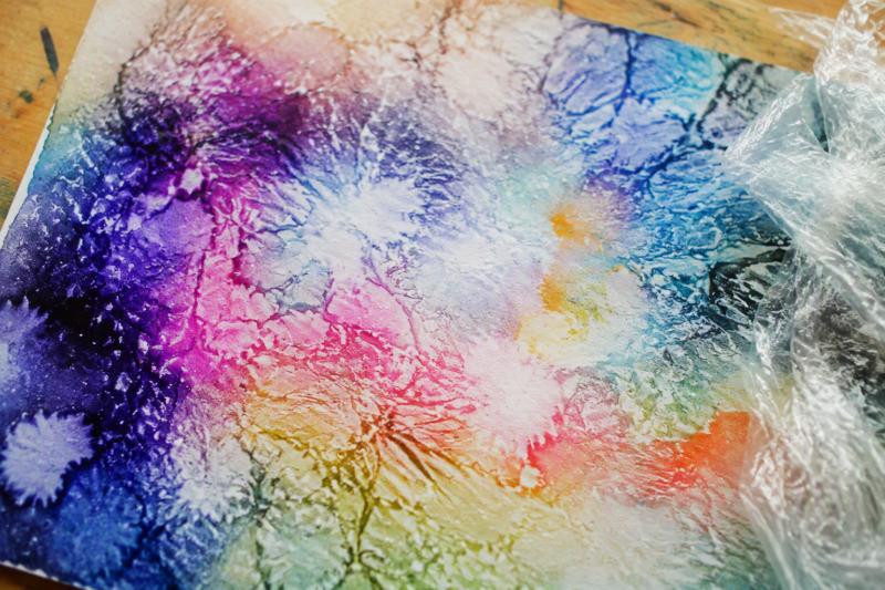 7. Crayon Resist Patterning