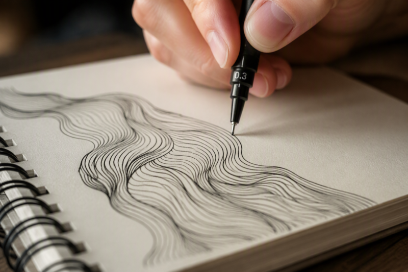 1. Breath Meditation Drawing