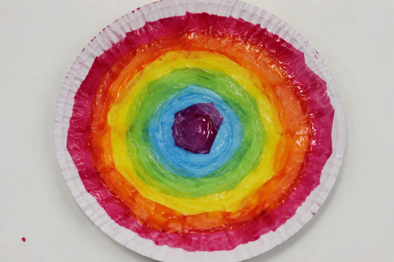 11 Brilliant Decoupage Craft Ideas for Every Home 5 4. Tissue Paper Paper Plates