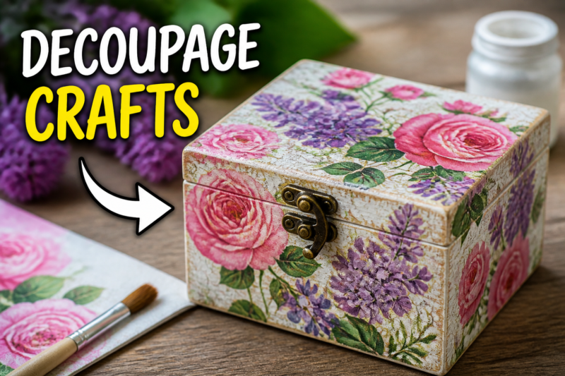 11 Brilliant Decoupage Craft Ideas for Every Home 1 decoupage crafts ideas