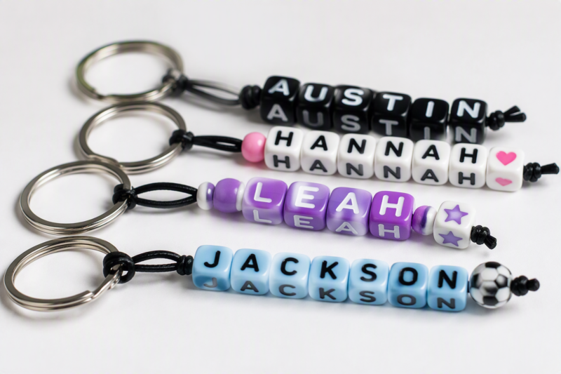 3. Name Keychains