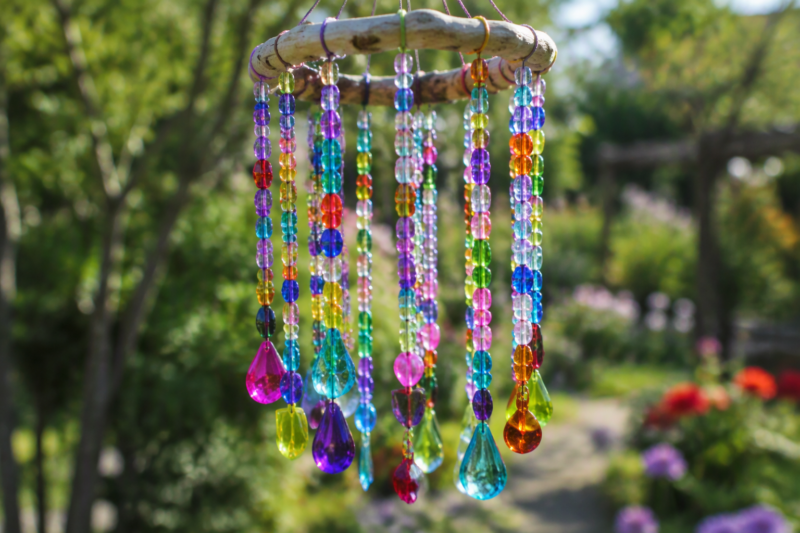 1. Beaded Wind Chimes