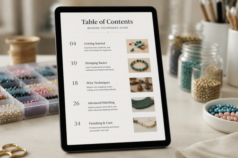 7. Beadaholique's Technique-Organized Catalog