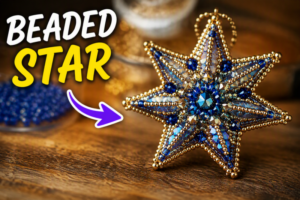 beaded star tutorial how to make