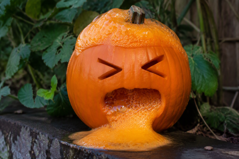 5. Aesthetic Pumpkin Potion Science Experiment