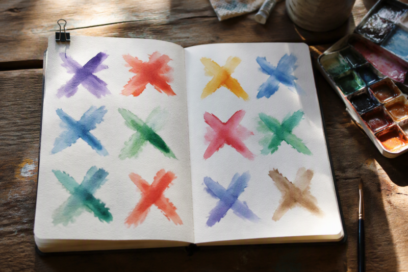12 Creative Art Sketch Ideas to Spark Your Imagination 3 1. Easy 5-Minute Daily Watercolors