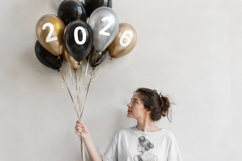 12 Creative Art Sketch Ideas to Spark Your Imagination 4 2. Stunning New Year Balloon Portraits