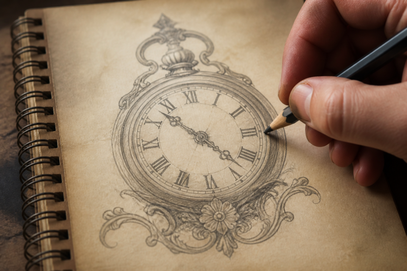 12 Creative Art Sketch Ideas to Spark Your Imagination 7 5. Brilliant Something Old Prompts