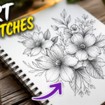 How to Draw Flower Doodles the Easy Way art sketches doodles flowers