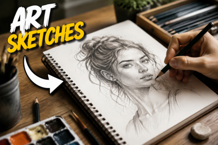12 Creative Art Sketch Ideas to Spark Your Imagination 4 art sketches ideas
