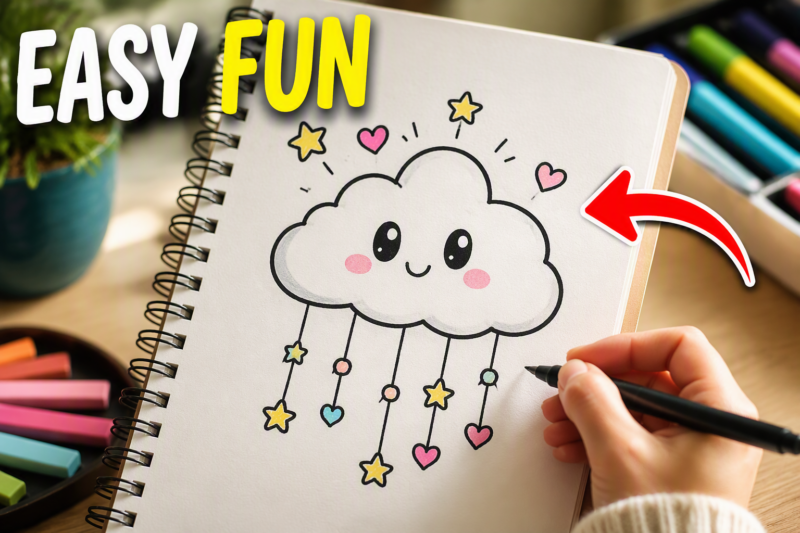 easy fun whimsical drawings
