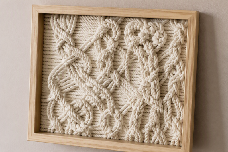 3. Easy Rope Art