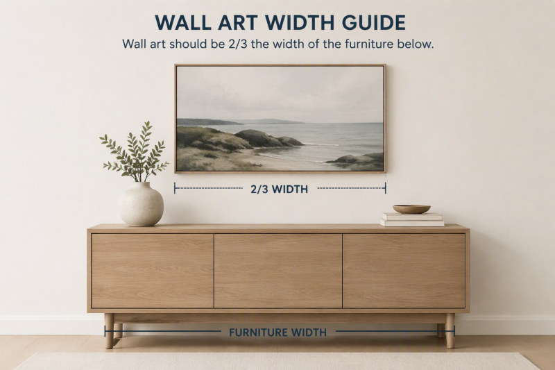 2. Easy Two-Thirds Rule Gallery Wall