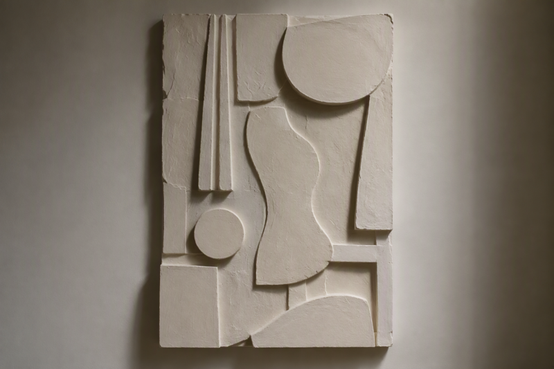 8. Modern Clay Wall Pieces