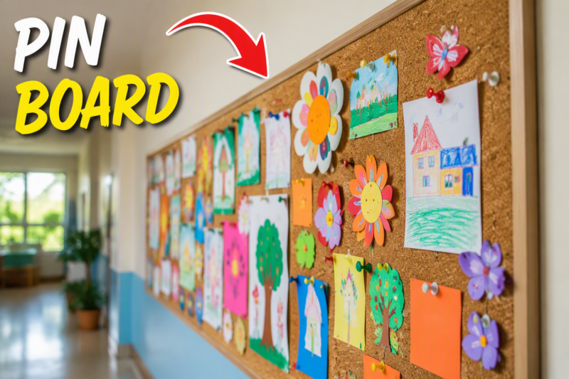 13 Creative Pin Board Ideas for Classroom Organization 1 pin board ideas for school