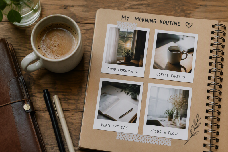 2. Morning Routine Collage
