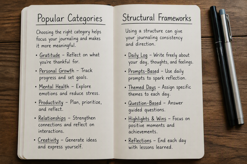 Popular Categories and Structural Frameworks