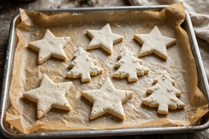 baked star tree ornaments