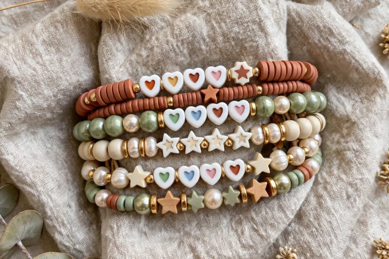 boho bracelet stack
