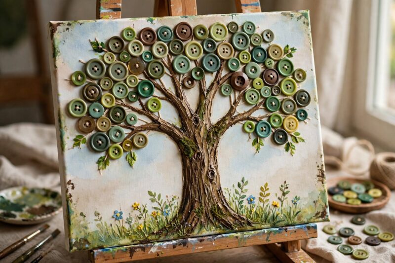 button tree canvas
