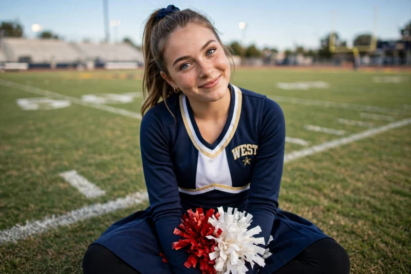 cheerleader_seated_poms cheerleader seated poms