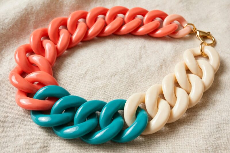 chunky colorblock necklace 1
