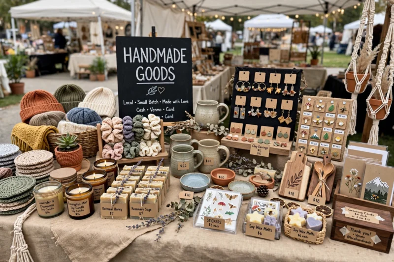 craft fair table wide
