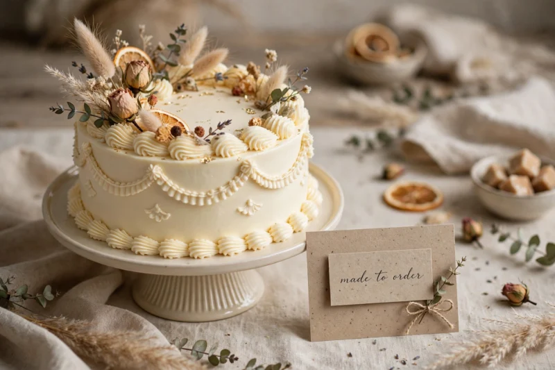 custom cake product shot