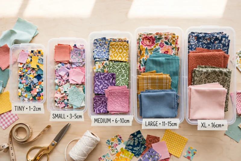 fabric scrap organization