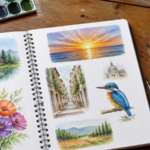 painting ideas on sketch book