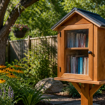 DIY Tiny Library Plans for backyard