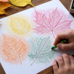 How to Make Leaf Rubbing Art Step by Step how to make leaf rubbing art