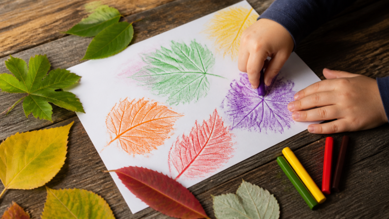 11 Amazing Leaf Rubbing Art Ideas for Beginners 1 leaf rubbing art ideas
