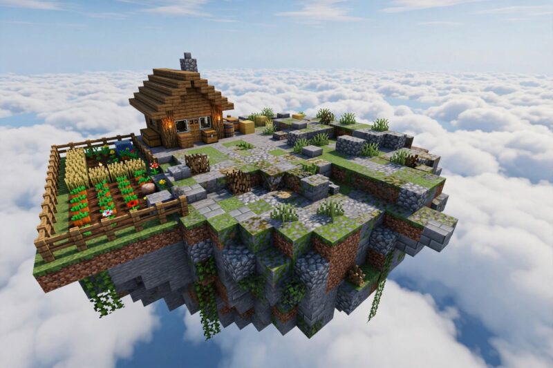 floating island cottage