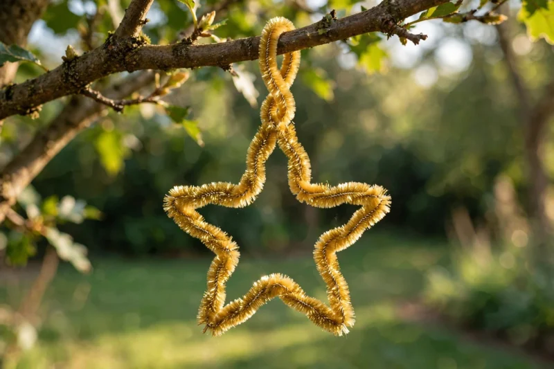 gold pipe cleaner star