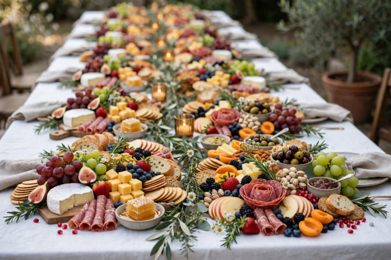 grazing table garden