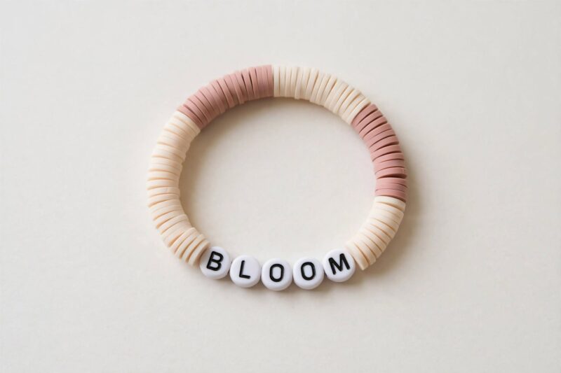heishi bloom bracelet