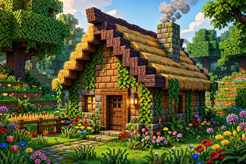 medieval_cottage_garden medieval cottage garden