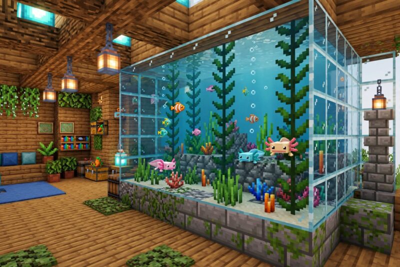 minecraft_aquarium_room minecraft aquarium room