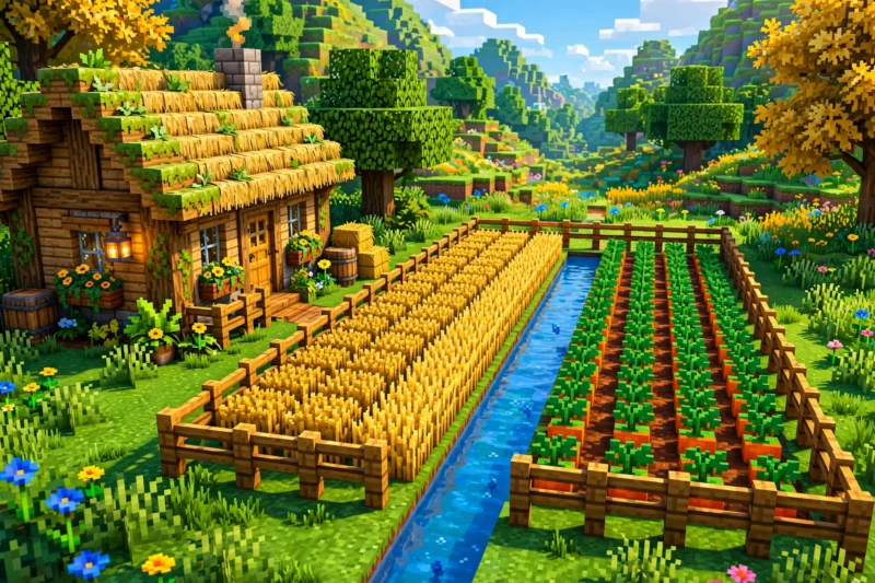 minecraft_cottage_farm minecraft cottage farm