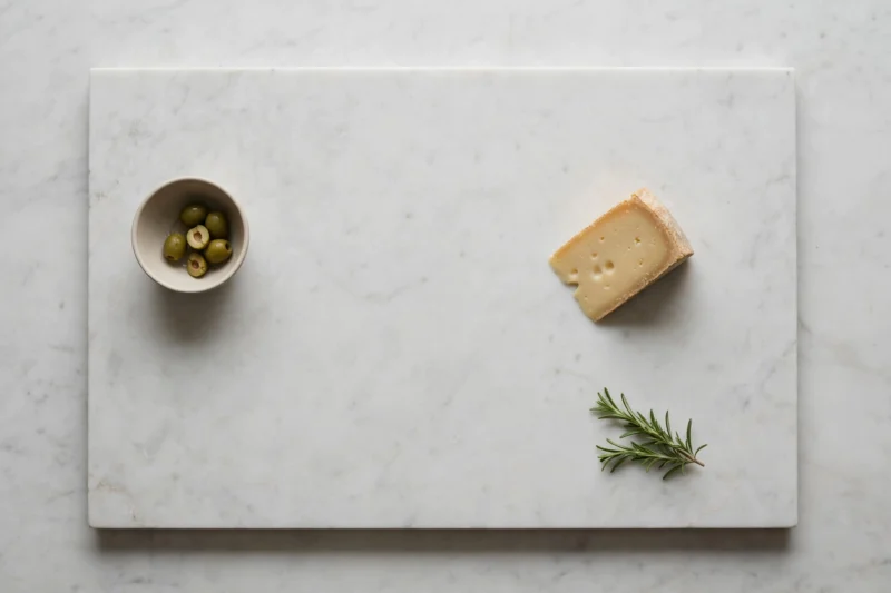 minimal cheese olives rosemary