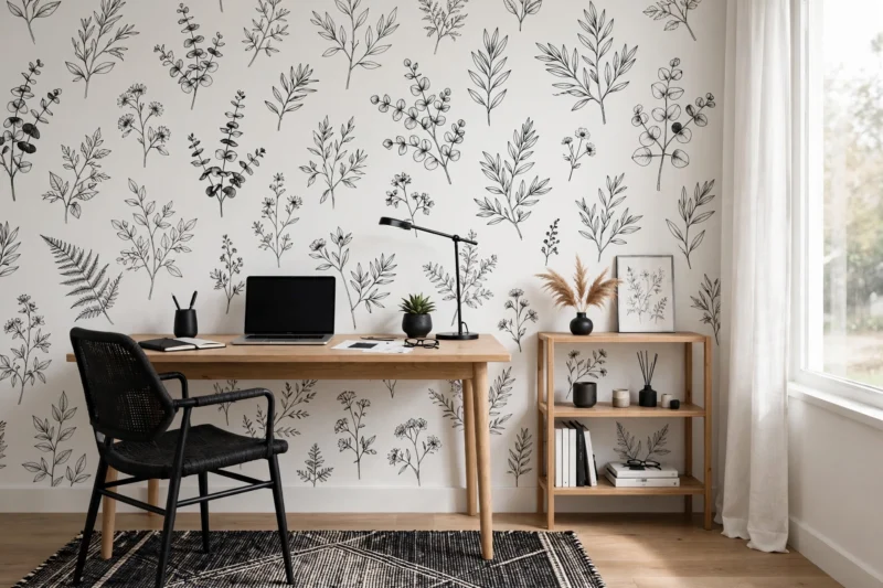minimalist home office