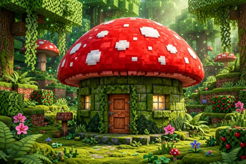mossy_mushroom_house mossy mushroom house