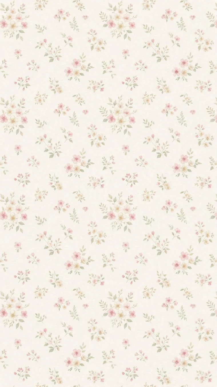 pastel floral wallpaper