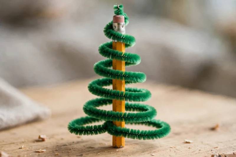 pipe cleaner christmas tree