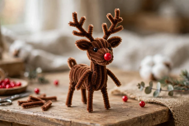 pipe cleaner reindeer