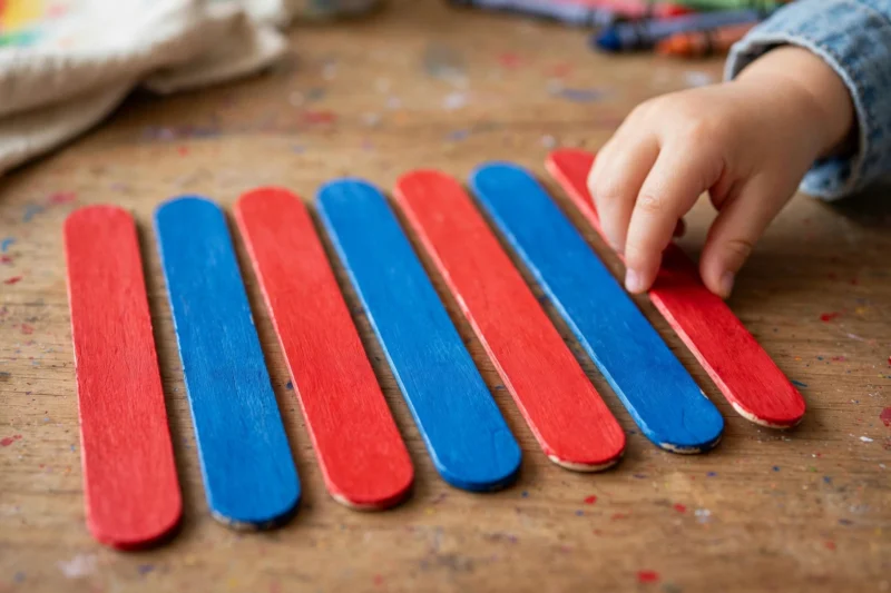 popsicle sticks pattern