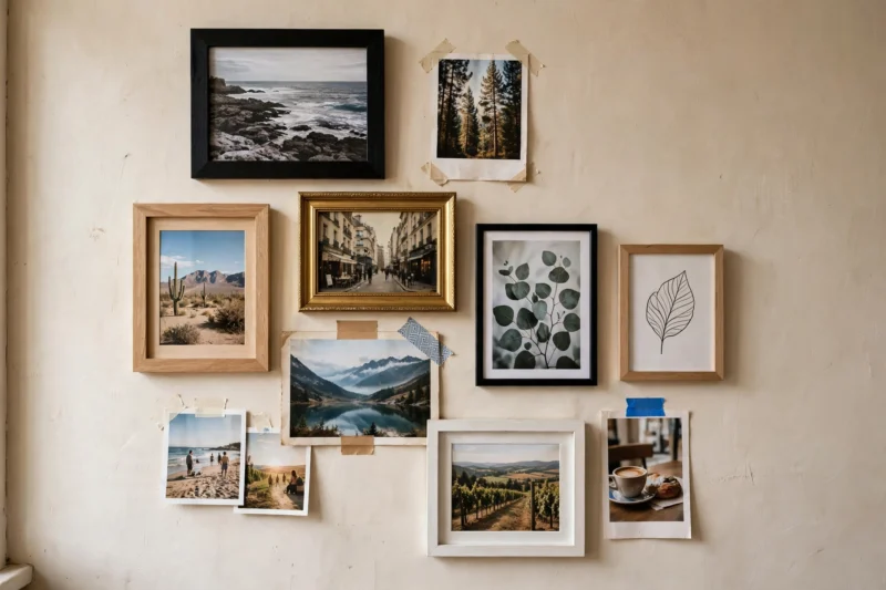 salon wall cluster